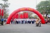 Các đại biểu và vận động viên tham gia chạy đồng hành hưởng ứng Ngày chạy Olympic vì sức khỏe toàn dân