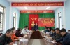 Bí thư Thị ủy Hương Trà Trần Công Phú phát biểu chỉ đạo tại buổi làm việc với xã Hương Toàn về tình hình sản xuất nông nghiệp