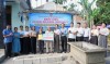 Thường trực Đảng ủy dự khởi công nhà phòng, chống bão, lụt cho hộ nghèo