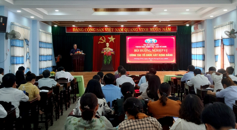 Hương Trà – 116 học viên tham gia lớp Bồi dưỡng nghiệp vụ công tác tổ chức xây dựng Đảng năm 2022