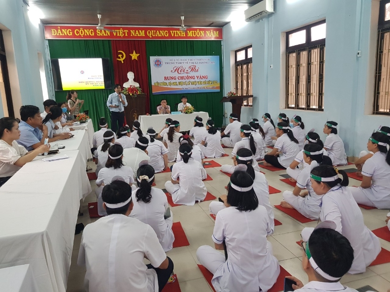 Trung tâm y tế thị xã Hương Trà  tổ chức Hội thi Điều dưỡng, Hộ sinh, Dược sĩ, Kỹ thuật viên giỏi năm 2022.