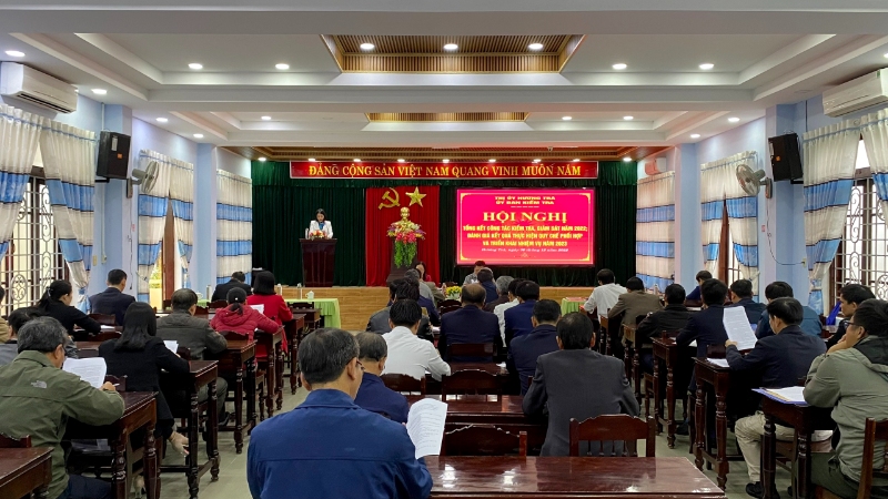 Hương Trà: Tổng kết công tác kiểm tra, giám sát, kỷ luật Đảng năm 2022