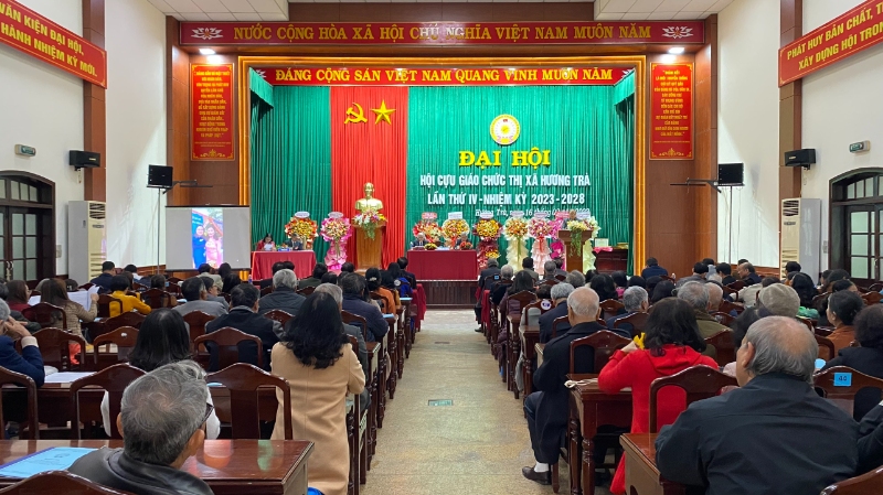 Đại hội Hội Cựu giáo chức thị xã Hương Trà lần thứ IV