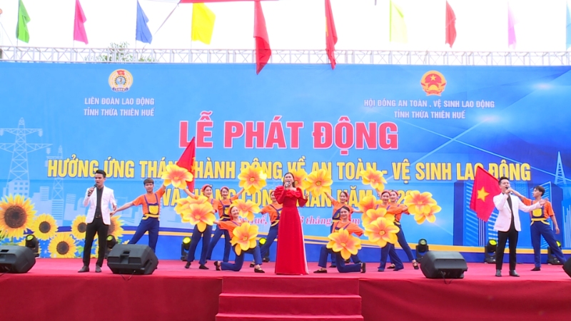Tỉnh Thừa Thiên Huế: Phát động tháng hành động an toàn vệ sinh lao động và tháng công nhân