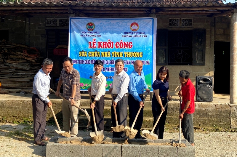 Hương Trà: Khởi công sửa chữa “Nhà tình thương”