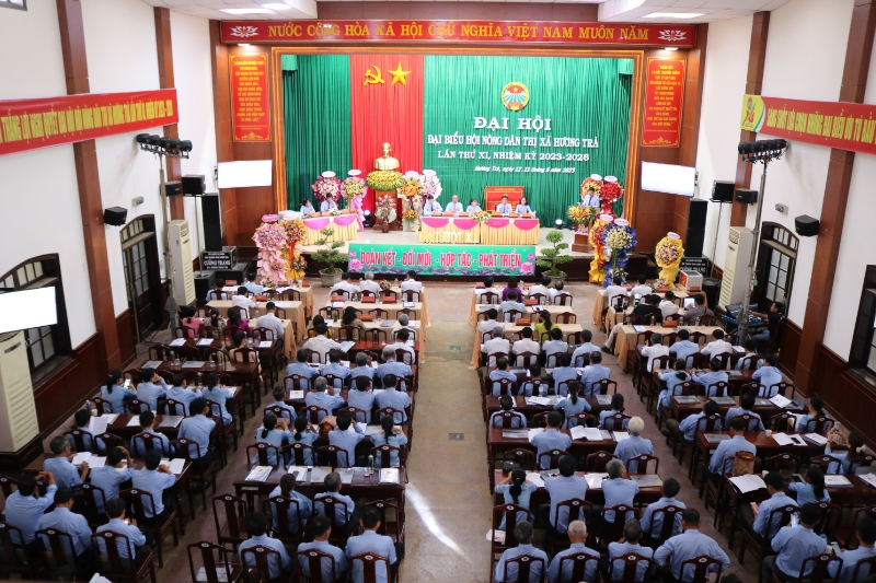 Hương Trà: tổ chức thành công Đại hội đại biểu Hội Nông dân lần thứ XI, nhiệm kỳ 2023 – 2028