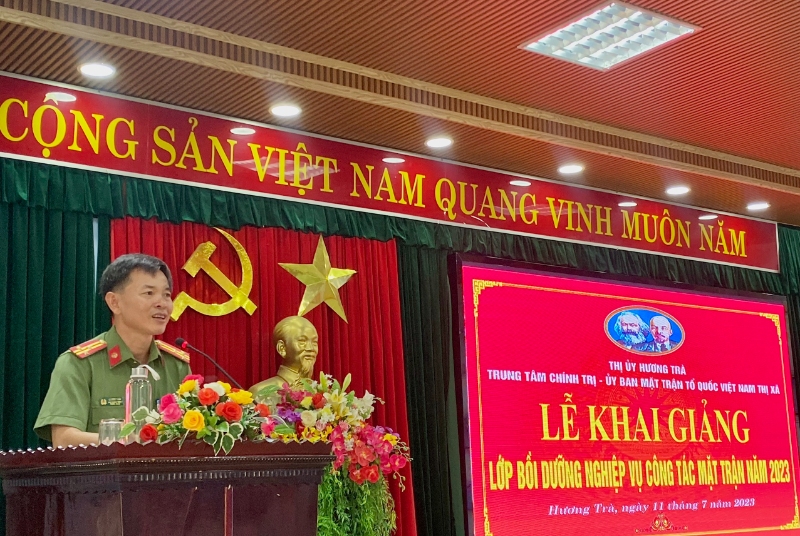 Bồi dưỡng nghiệp vụ công tác mặt trận năm 2023