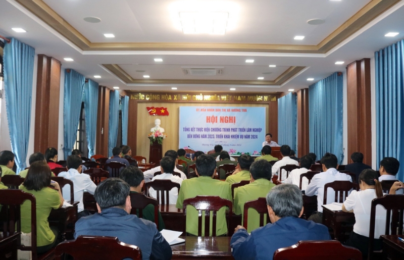 Hương Trà: Tổng kết thực hiện chương trình phát triển lâm nghiệp bền vững năm 2023, triển khai nhiệm vụ năm 2024