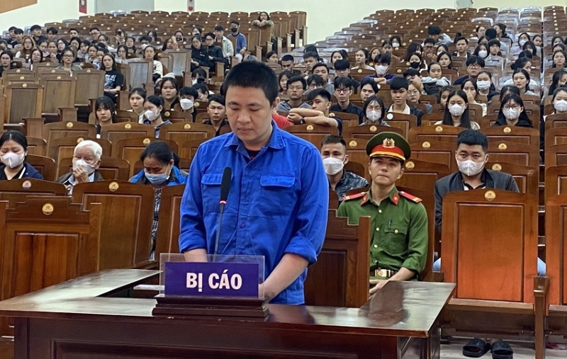 Bị cáo Hà Xuân Lợi trước tòa