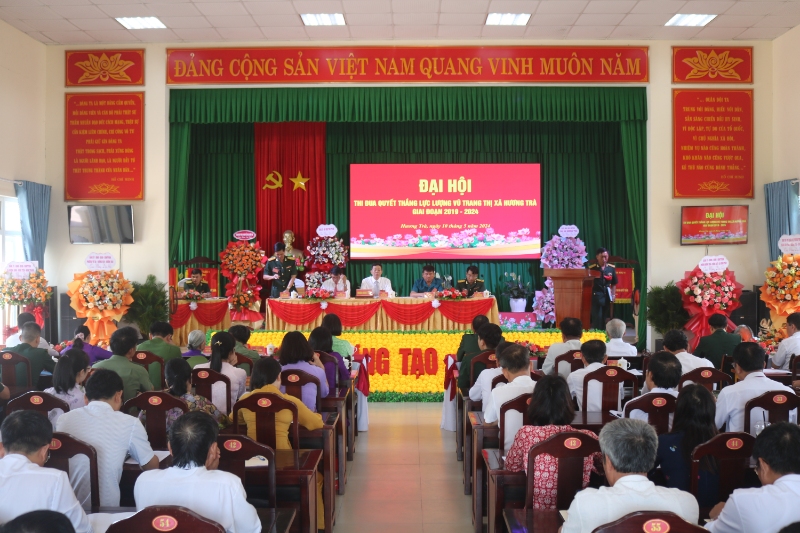 Hương Trà: Đại hội thi đua quyết thắng LLVT thị xã Hương Trà giai đoạn 2019-2024