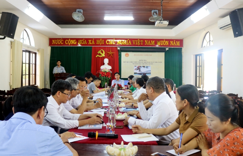 Quang cảnh buổi kiểm tra