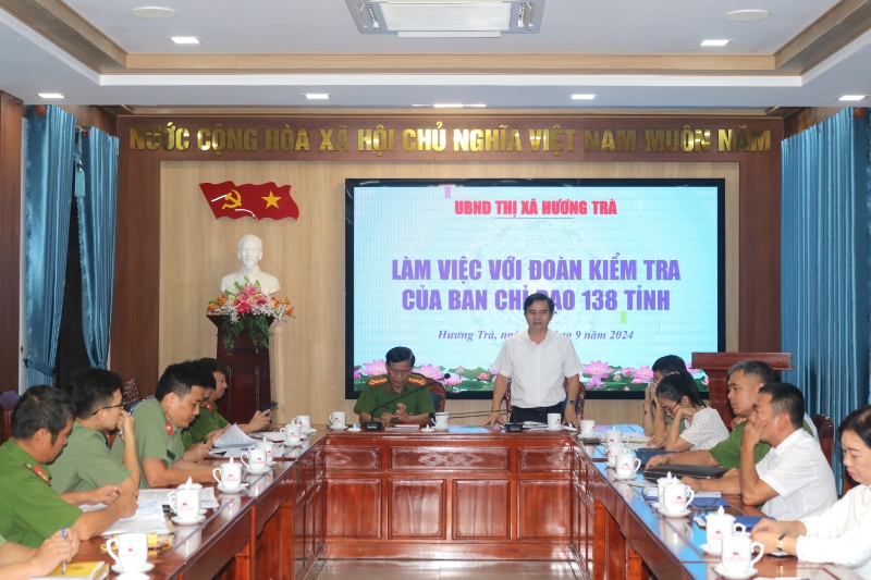 dong chi do ngoc an pho chu tich ubnd thi xa truong ban chi dao 138 thi xa huong tra phat bieu tai buoi lam viec