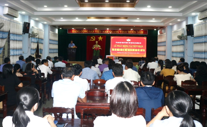 Quang cảnh buổi lễ