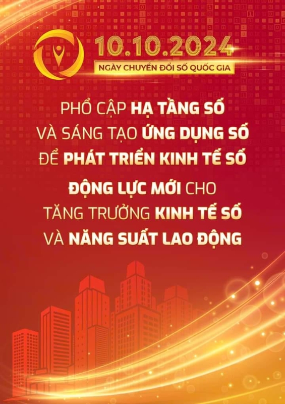 BÀI TUYÊN TRUYỀN NGÀY CHUYỂN ĐỔI SỐ QUỐC GIA 10/10 NĂM 2024