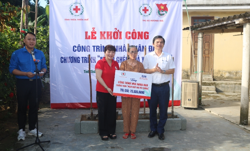 Hương Trà: Khởi công xây dựng nhà nhân đạo cho hộ gia đình khó khăn