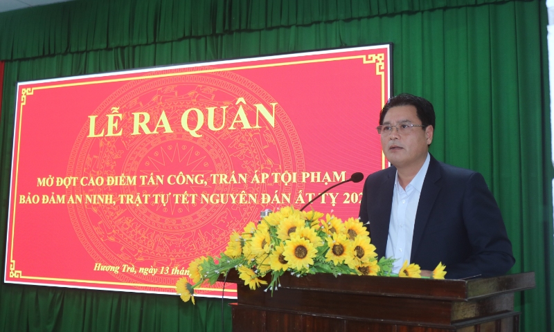 dong chi tran cong phu bi thu thi uy huong tra phat bieu chi dao tai le ra quan
