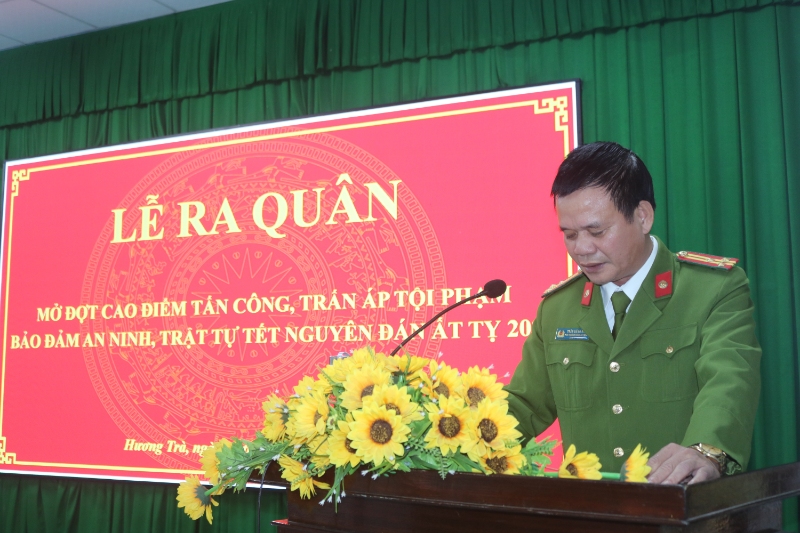 thuong ta tran dang dien pho truong cong an thi xa quan triet ke hoach mo dot cao diem