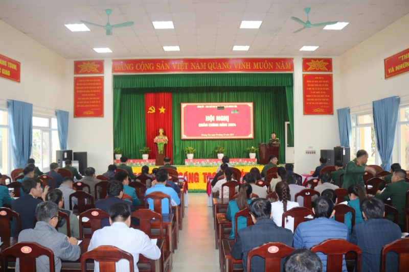 Đảng ủy, Ban CHQS thị xã Hương Trà tổ chức Hội nghị Quân chính năm 2024