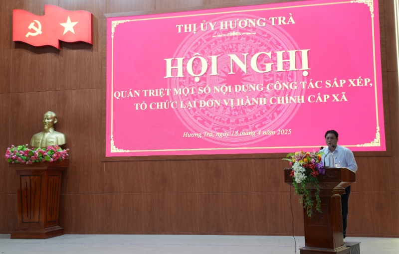 dong chi tran cong phu bi thu thi uy huong tra phat bieu tai hoi nghi