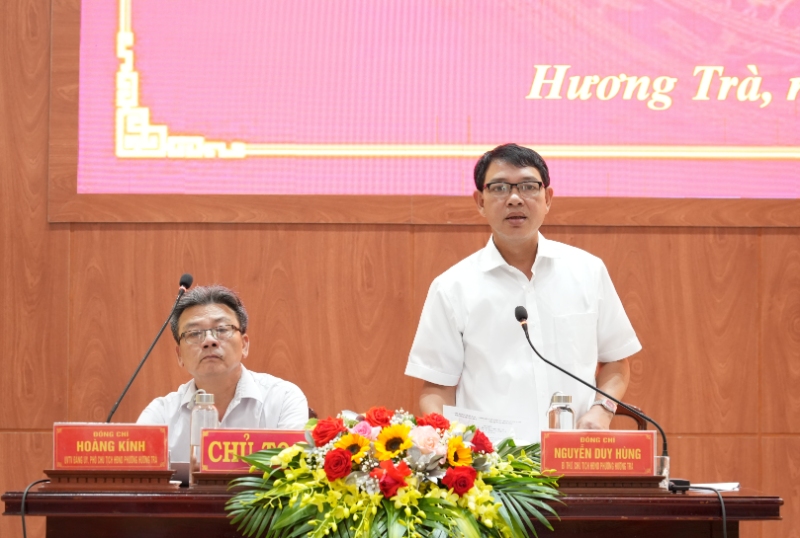 HĐND phường Hương Trà khóa I tổ chức Kỳ họp thứ 2