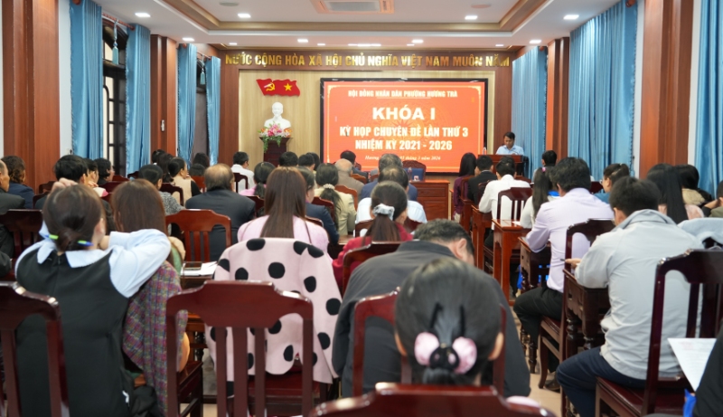 HĐND phường Hương Trà khóa I tổ chức Kỳ họp chuyên đề lần thứ 3
