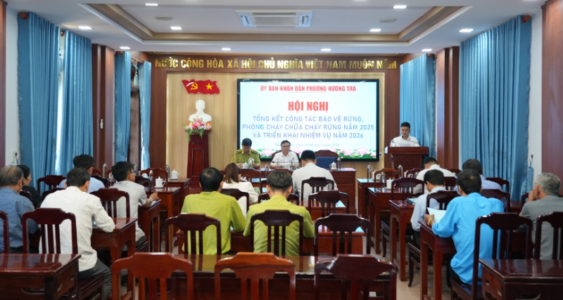 Hương Trà: Tăng cường giải pháp bảo vệ rừng, chủ động phòng cháy chữa cháy rừng trong tình hình mới